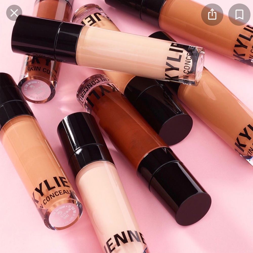 Skin concealers variety of shades